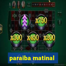 paraiba matinal